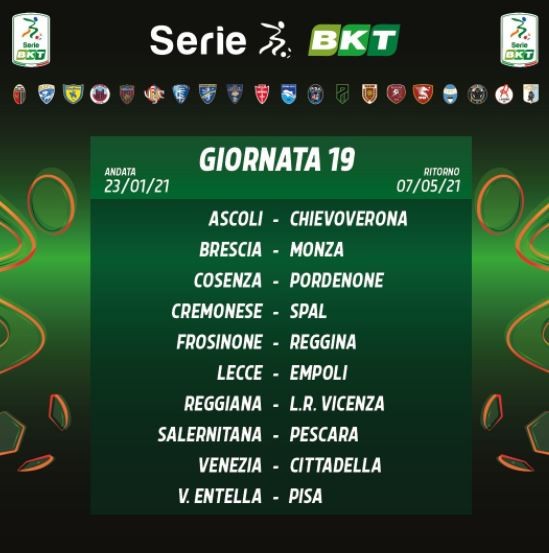 calendario Serie B